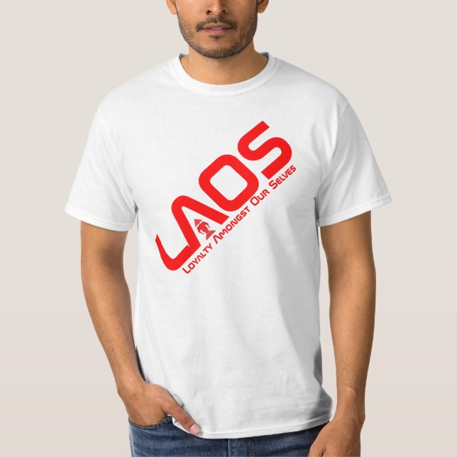Laos: Lojalitet 1,2 T Shirt (Framsida)