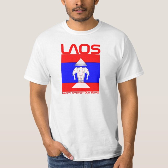 Laos lojalitet 2 t-shirt (Framsida)
