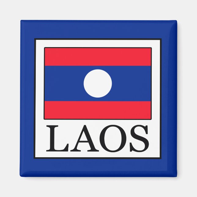 Laos Magnet (Framsidan)