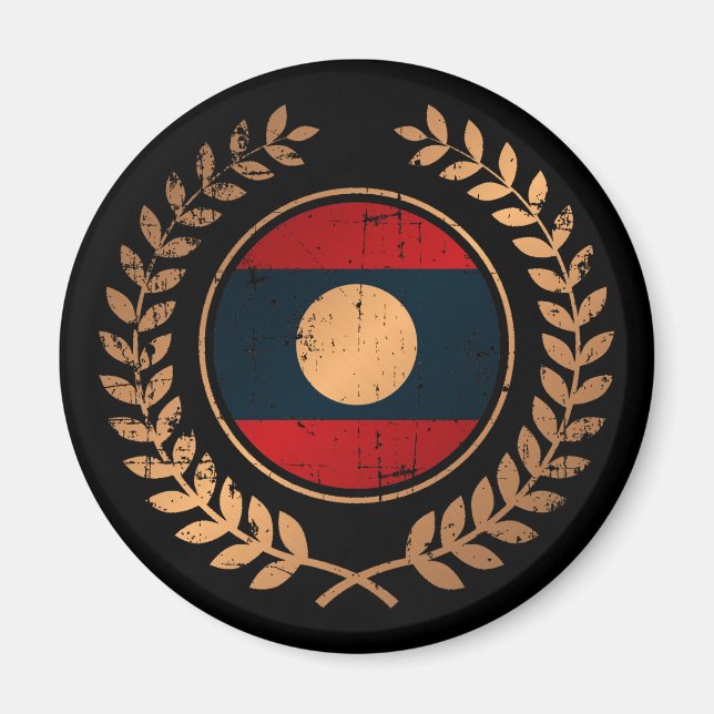 Laos Magnet (Framsidan)