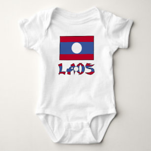Laos och Laotisk flagga Tröja