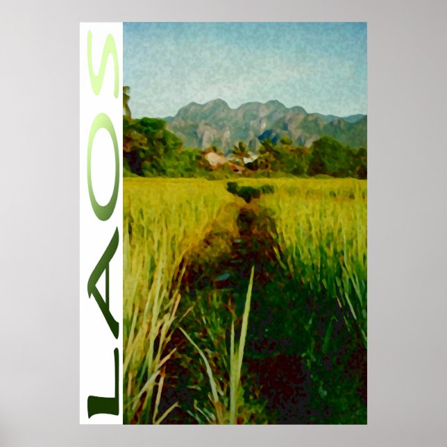 Laos Poster (Framsidan)