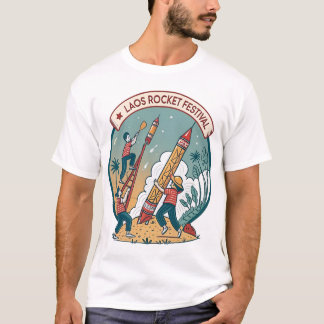 LAOS RAKETFESTIVAL T SHIRT