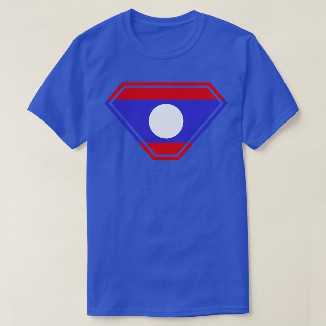 Laos SuperEmdriven Shield T Shirt (Design framsida)