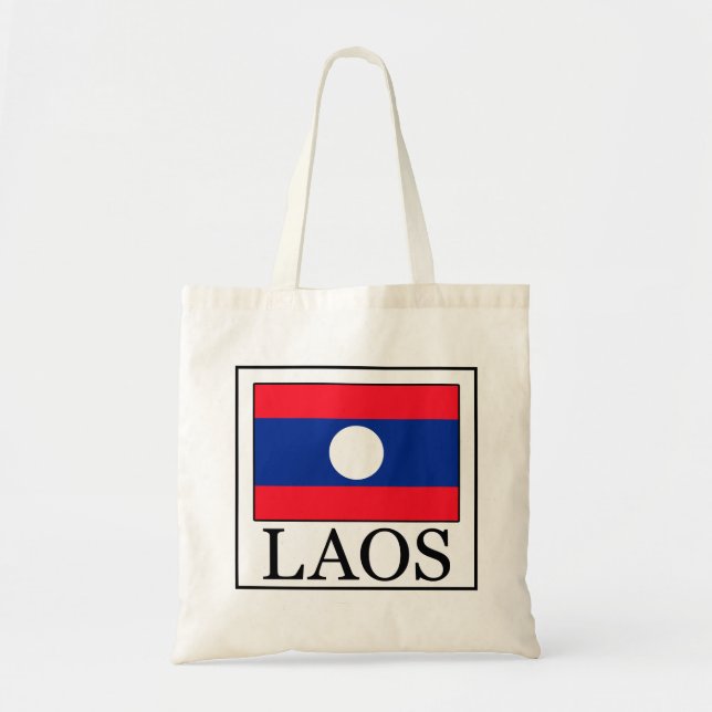 Laos tocksäck tygkasse (Framsidan)