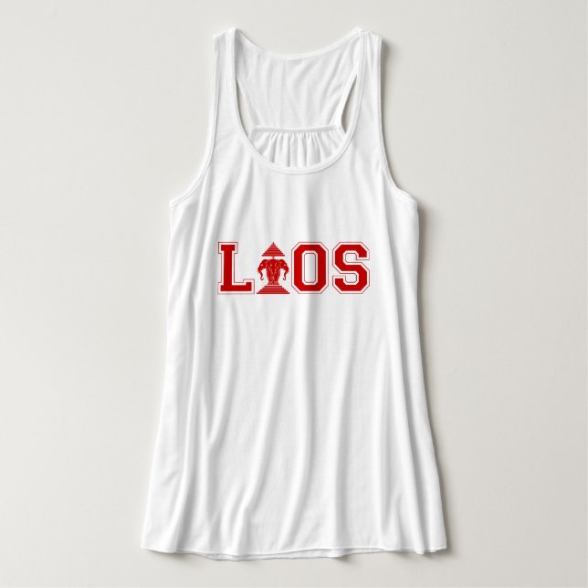 LAOS UNIVERSITETEN LINNE MED RACERBACK  (Design framsida)