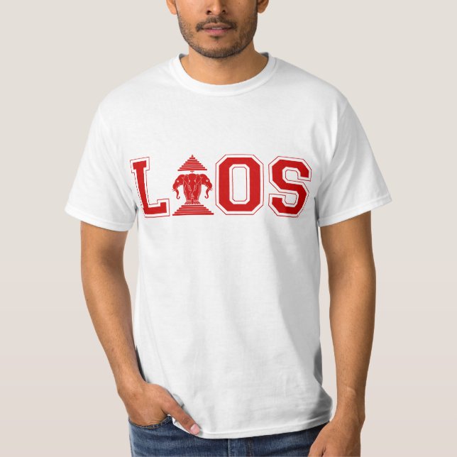 LAOS UNIVERSITETEN TEE SHIRT (Framsida)