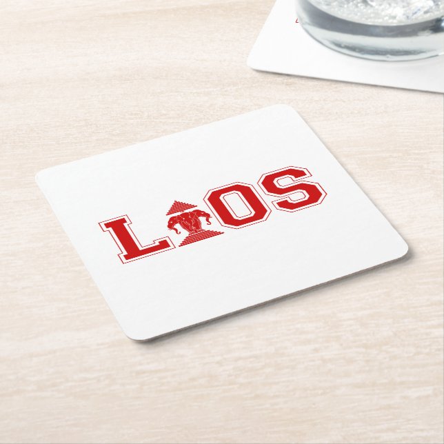 LAOS UNIVERSITETEN UNDERLÄGG PAPPER KVADRAT (Vinklad)
