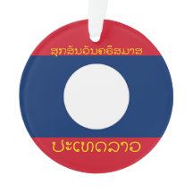 Laos Vacation Acrylic jul Ornament