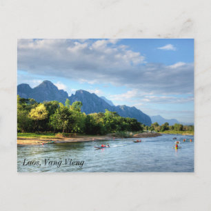 Laos, Vang Vieng Vykort