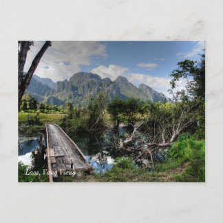 Laos, Vang Vieng Vykort