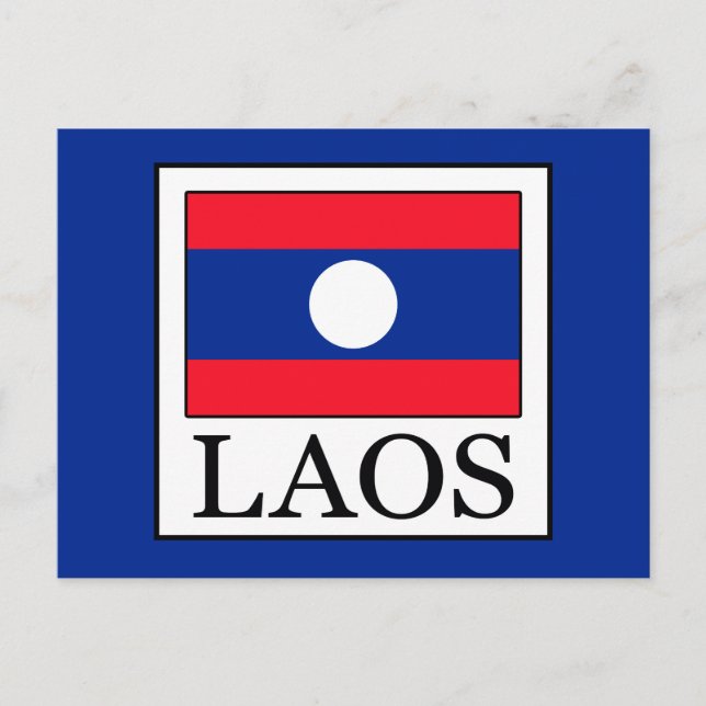 Laos Vykort (Framsida)