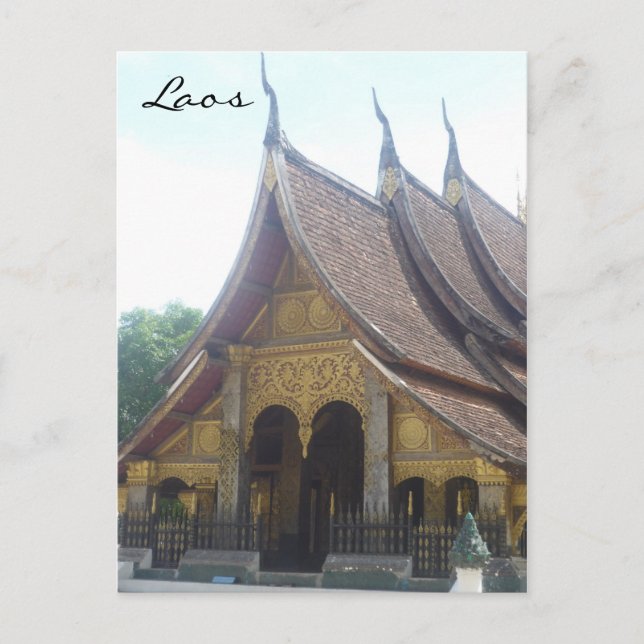 laos wat tak vykort (Framsida)