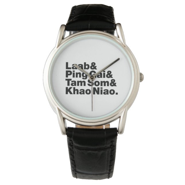 Laotian Street Food Armbandsur (Framsida)