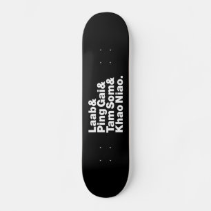 Laotian Street Food Mini Skateboard Bräda 18,5 Cm