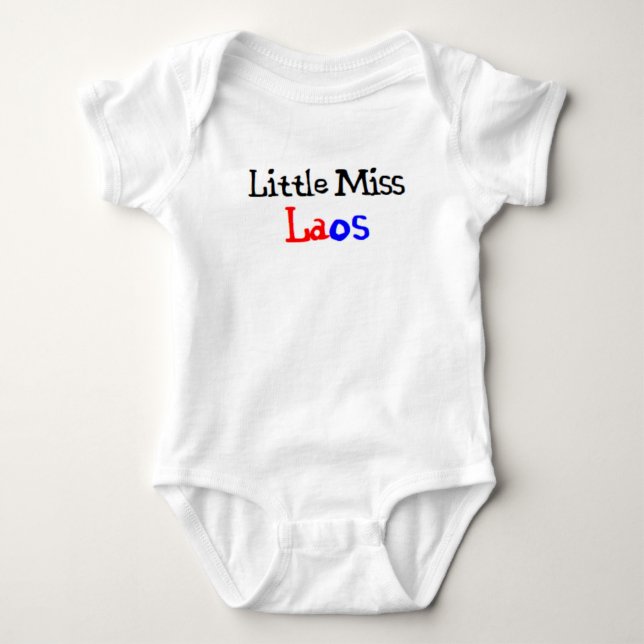 laotisk lilla fröken t shirt (Framsida)