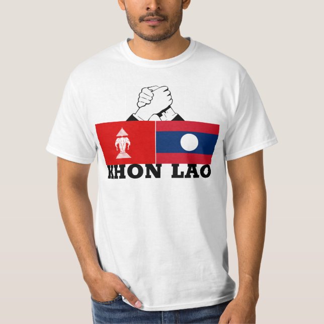 Laotiska Khon! T Shirt (Framsida)