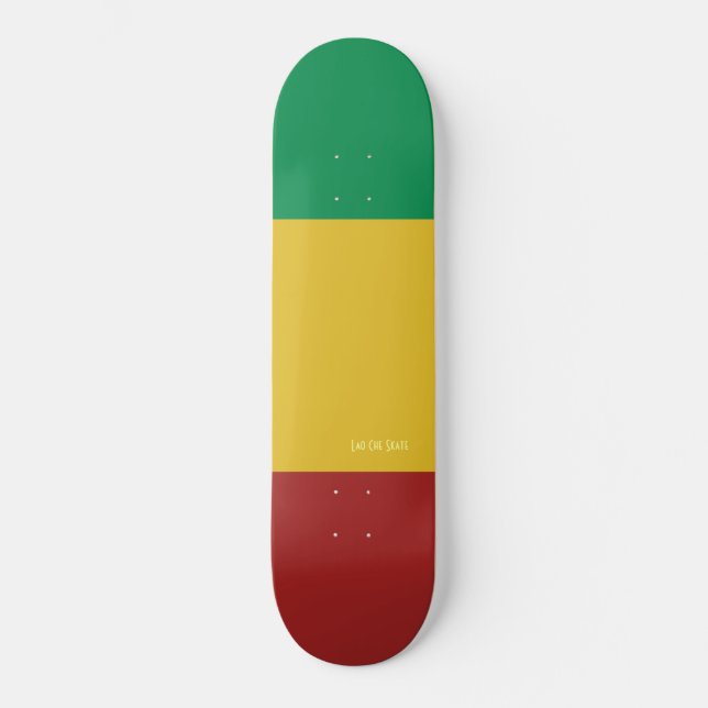 Laotiskt Che skridskoRasta däck Mini Skateboard Bräda 18,5 Cm (Framsida)