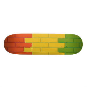 Laotiskt däck för Che skridskoRasta tegelstenar Mini Skateboard Bräda 18,7 Cm