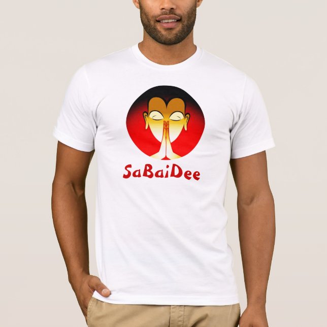Laotiskt: SaBaiDee Tee Shirt (Framsida)