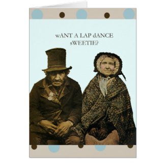 Lap Dance Sweets Hälsningskort
