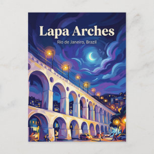 Lapa Arches Brasilien Vykort