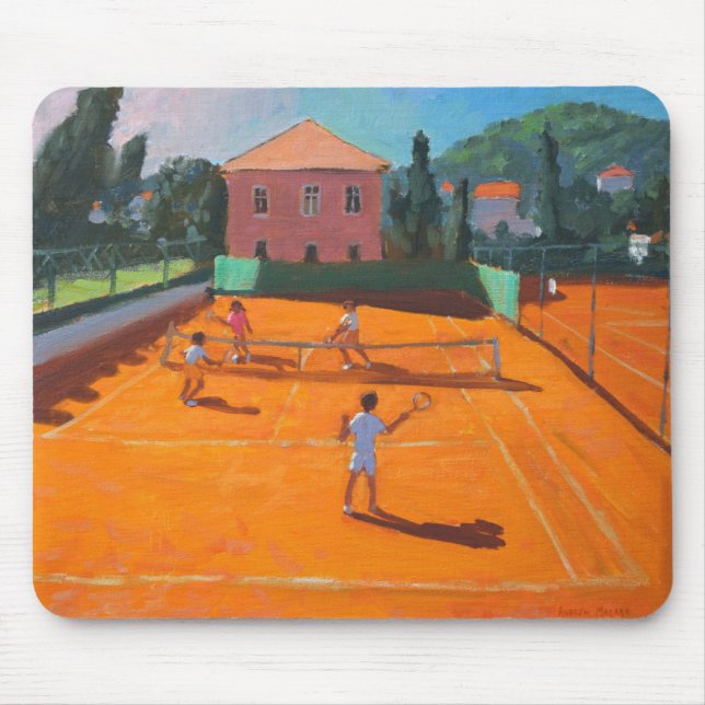 Lapad för leradomstoltennis Kroatien 2012 Musmatta (Framsidan)