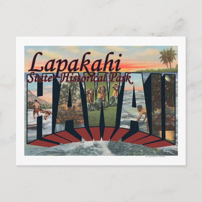 Lapakahi State Historical Park, Hawaii Vykort (Framsida)