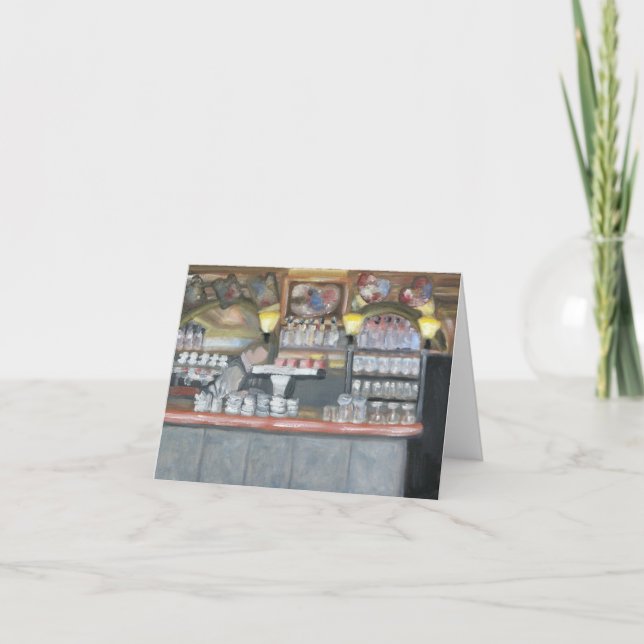 LAPALETTCAFE PARIS NOTECARD KORT (Framsida)