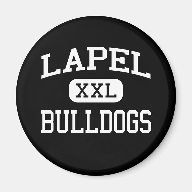 Lapel - Bulldog - High School - Lapel Indiana Magnet (Framsidan)