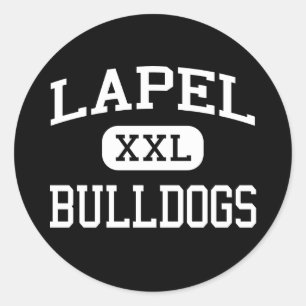 Lapel - Bulldog - High School - Lapel Indiana Runt Klistermärke
