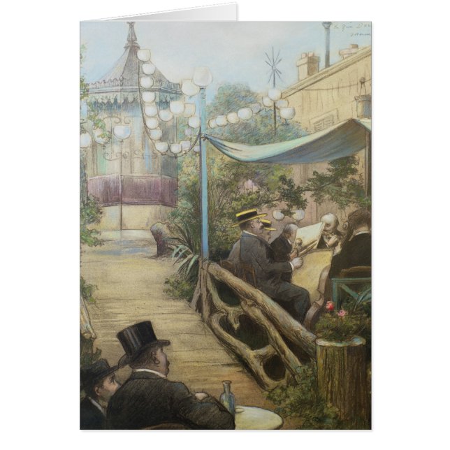 L'Aperitif konsert, Rue Dorsel Hälsningskort (Framsidan)