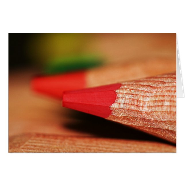 Lapices de Colores IV Hälsningskort (Framsidan Horizontal)