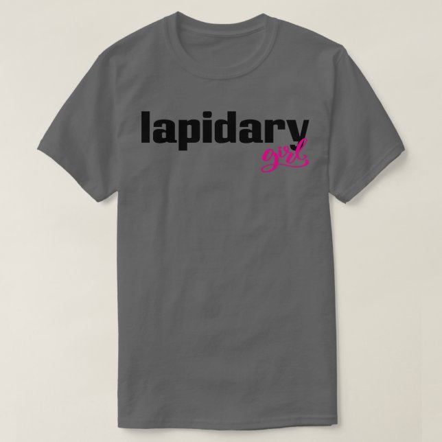 Lapidary Girl T Shirt (Design framsida)