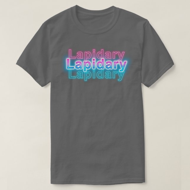 Lapidary T Shirt (Design framsida)