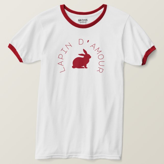 Lapin d' Amour T-shirt (Design framsida)