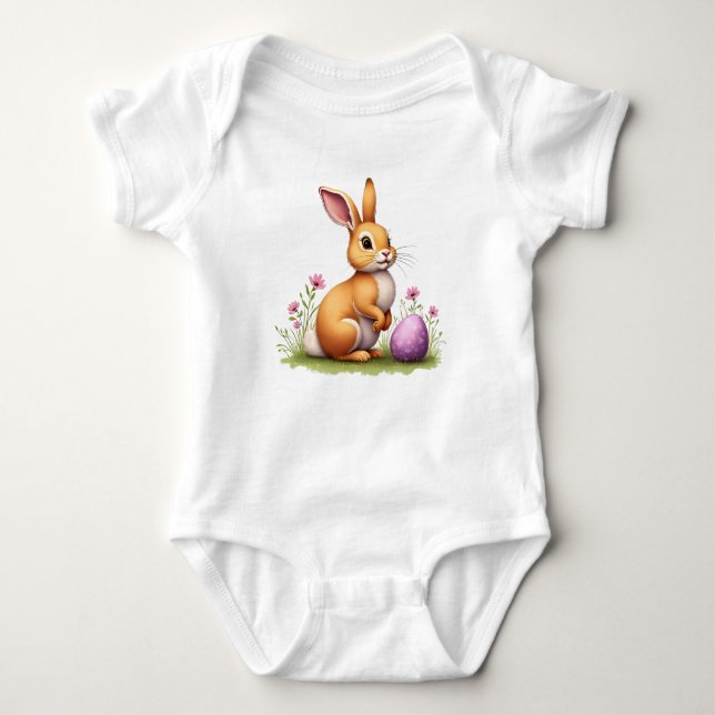 Lapin de Pâques T Shirt (Framsida)