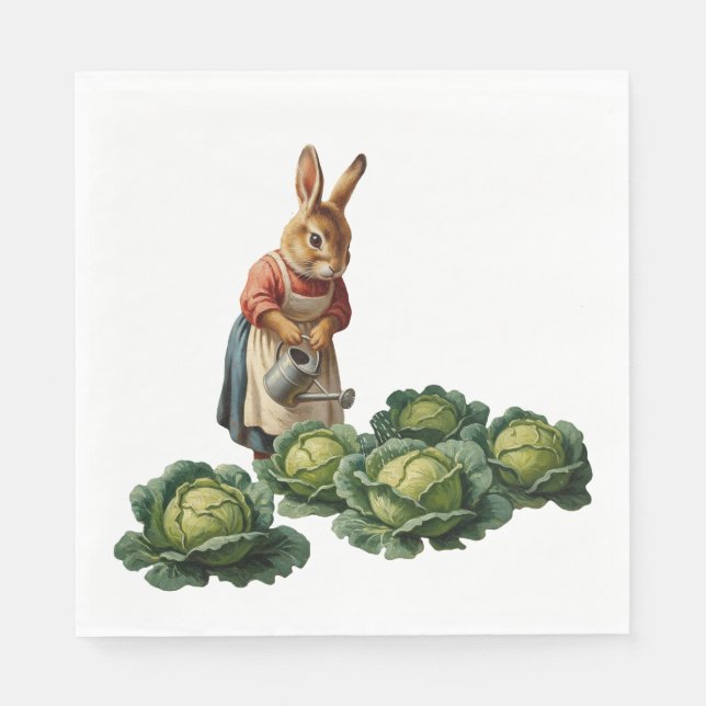 Lapine aux choux pappersservett (Framsidan)