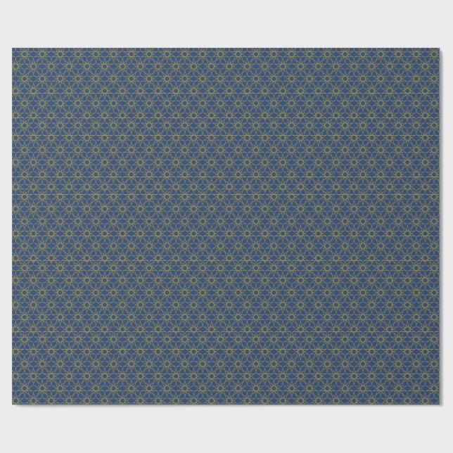 Lapis Goldgeometri Presentpapper (Platt)