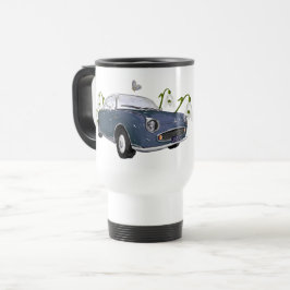 Lapis Grey Figaro travel mug - reisbeker Resemugg