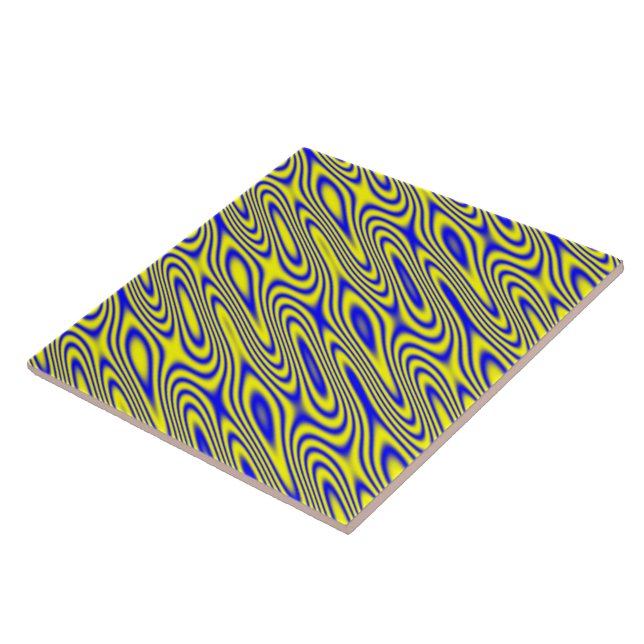 Lapis Lasuli Swirlies Tile Kakelplatta (Sidan)