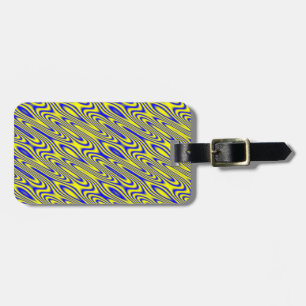 Lapis Lazuli Swirlies Abstrakt Anpassningsbar Lugg Bagagebricka