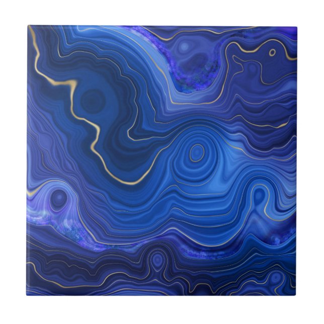 Lapis Lazuli Tile Kakelplatta (Framsidan)