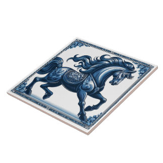 Lapis Stallion: Botaniskt majestät Kakelplatta