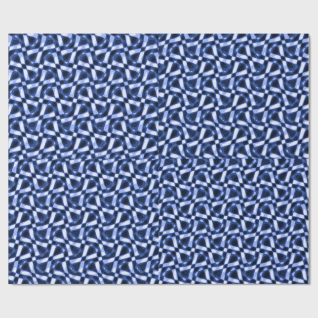 Lapislazuli färger Simulering Presentpapper (Platt)
