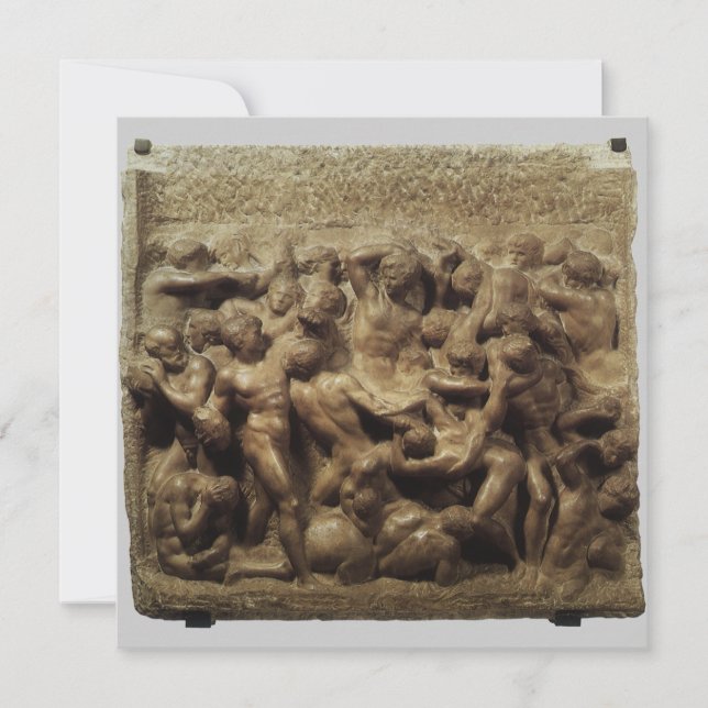 Lapiter och kentaurernas strid av Michelangelo (Framsida)