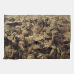Lapiter och kentaurernas strid av Michelangelo Kökshandduk