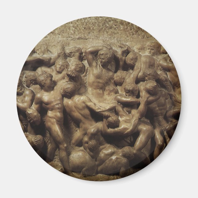 Lapiter och kentaurernas strid av Michelangelo Magnet (Framsidan)