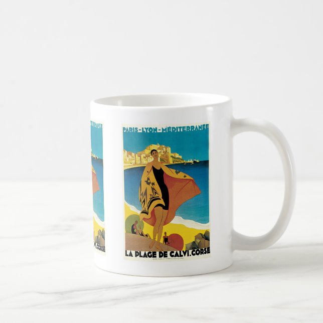 LaPlage de Calvi, Corse Kaffemugg (Höger)