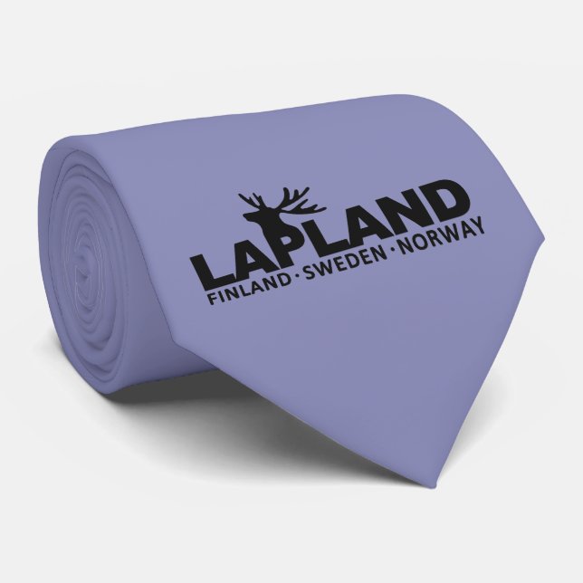 LAPLAND anpassningsbar färg tie Slips (Rullad)